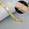thumbnail image 4 of Pulsera de Acero inoxidable Jadeshay joyería de Brazalete de mujer de moda oro, 4 of 8