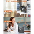 thumbnail image 4 of Reproductor de CD portátil MONODEAL Bluetooth Boombox con altavoz, 4 of 9