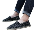 thumbnail image 3 of Men's Breathable Solid Color Korean Version Trendy Casual Comfortable Lightweight Linen Sole Sneakers Mens Shoes, 3 of 8