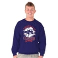 thumbnail image 3 of Retro Smurf Power University Champion Sweatshirt for Men or Women Brisco Brands L, 3 of 4