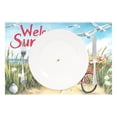 thumbnail image 2 of Ryvnso Placemats Set of 4 Welcome Summer Beach Dining Mats Heat-Resistant Non-Slip Washable Table Mat, 2 of 8