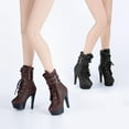 thumbnail image 4 of 1/6 Botas De Moda Zapatos De Para Figuras De Acción De 12 "accesorio Negro+1/6 Botas De Moda Zapatos De Para Figuras De Acción De 12 "accesorio Marrón Zulema  none, 4 of 8