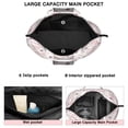 thumbnail image 3 of Red Strawberry Plants Gum White Pattern Travel Tote Bags for Women Carry On,Large Weekender Bags for Women Travel,Multi Functional Duffle Bag for Work,Shopping,Sports, 3 of 5