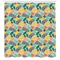 thumbnail image 3 of Ambesonne Tropical Shower Curtain, Exotic Botanical Elements, 69"Wx75"L, Multicolor, 3 of 3