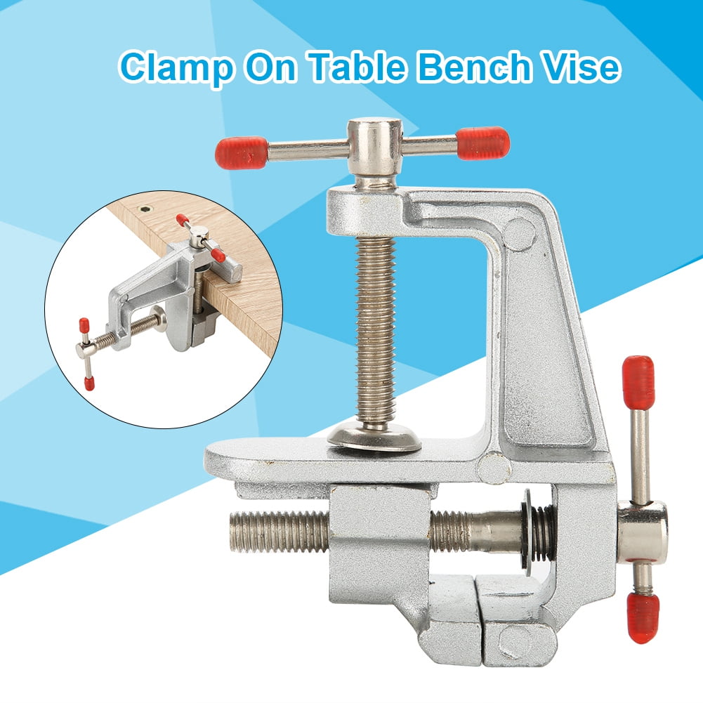 LYUMO Aluminum Alloy Mini Vise Hobby Table Craft Jewelry Clamp Vice