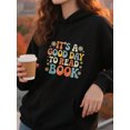 thumbnail image 4 of Motivational Reading Hoodie for Men Women, Pullover Hooded Sweatshirt, Cozy Cotton Poly Blend, Casual Reading Quotes Graphic Style, Comfortable Unisex Everyday, 4 of 5