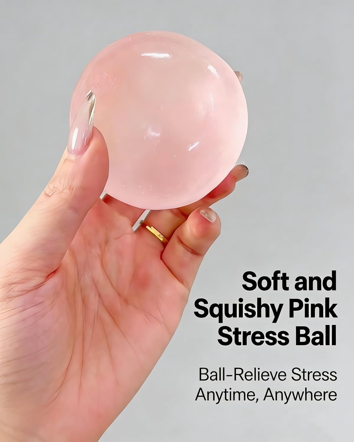 Coconut Oil Squishy - 2026 New Coconut Oil Stress Ball, Slow Rising Squishy, Portable Odorless, Non-Sticky, Easy to Clean, Improving Focus, Or Easing Tension During Study, Work, Or Relaxation