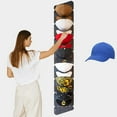 thumbnail image 4 of Hat Rack Hat Stands Display Holder For Baseball Caps Storage Bags With Hooks, 4 of 12