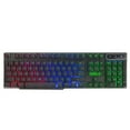 thumbnail image 2 of COFEST Clavier de Jeu Filaire Rétroéclairage LED Tricolore 104 Touches Contrôle Multimédia pour Ordinateur de Bureau Noir, 2 of 8