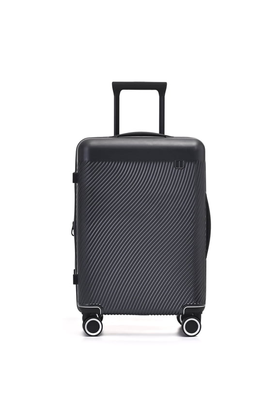 Florence 20" Carry On Hardside with 360 Degree Spinner Luggage, Black