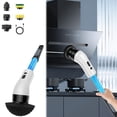 thumbnail image 1 of Wzzjkit Cleaning Supplies Multi Functional Rechargeable Bathroom Liquid Filling Cleaning Brush Automatic Rotation Liquid Addition Cleaning Bathroom Brushing and Floor Scrubbi, 1 of 6