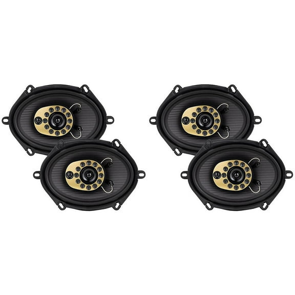 Jensen (2 Pairs) JS68T 6x8" 3-Way Speakers Triaxial