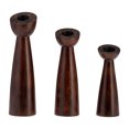 thumbnail image 6 of Sagebrook Home Wood, Slanted Candle Holder, 6 of 9