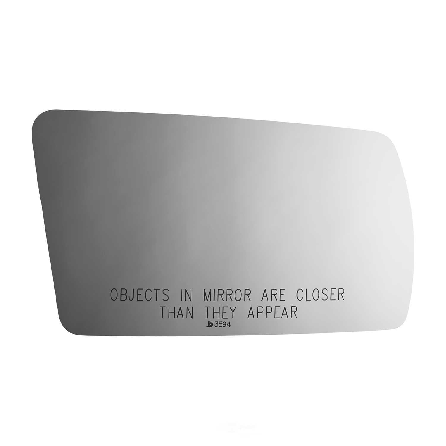 Burco Side View Mirror Replacement Glass - Clear Glass - 3594