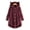 Red, variant on European and American button hooded cat ears plush top