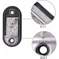 thumbnail image 5 of 4X4Leds Luces laterales Luz delantera trasera Luces de liquidación Luces de posición LED impermeables 12V 24V Universal para remolque Van Caravana Camión Autobús-Blanco, 5 of 5