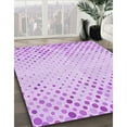 thumbnail image 3 of Ahgly Company Machine Washable Indoor Rectangle Transitional Heliotrope Purple Area Rugs, 2' x 4', 3 of 7