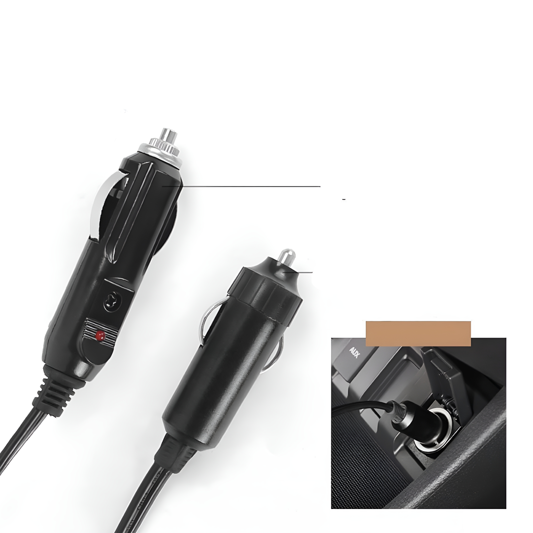 HIBIBUD Mini Car Hair Dryer 12V Multipurpose Travel Blow Dryer for Rv Auto Home
