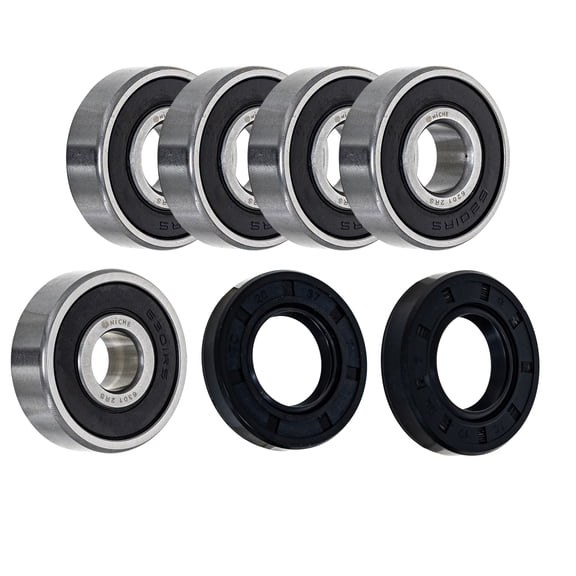 Niche Wheel Bearing Seal Kit for Suzuki DRZ125 Kawasaki KLX125 6301-2RS 6201-2RS MK1008764