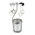 thumbnail image 3 of Portavelas giratorio elegante, portavelas, portavelas para velas de té, candelabro para Navidad, decoración de adorno para fiesta de boda Estrella Macarena Candelabro giratorio, 3 of 8