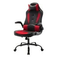thumbnail image 3 of Furniture of America Lumbar Support & Ergonomic Swivel Gaming Chair, Red and Black, 3 of 13