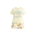 thumbnail image 5 of Winnie Pooh and Friends Women's Graphic Tee and Shorts Set, 2-Piece, Sizes XXS-XXL, 5 of 5
