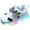 White, variant on Zanarzt Kids Sneakers Toddler Light Up Shoes Boys Girls Flashing Breathable Mesh Lightweight Running Sneakers for Little Kid Black,US 8