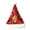 EW49_Red, variant on Lumtrix Sequin Santa Hat Color Block Christmas Celebration Hats For Adults Funny Xmas Headwear, Party Accessory Red One size