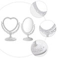 thumbnail image 2 of EeaseCA 2PCS Tabletop Makeup Mirror Elegant Double-sided Mirror Rotatable Makeup Mirror, 2 of 7