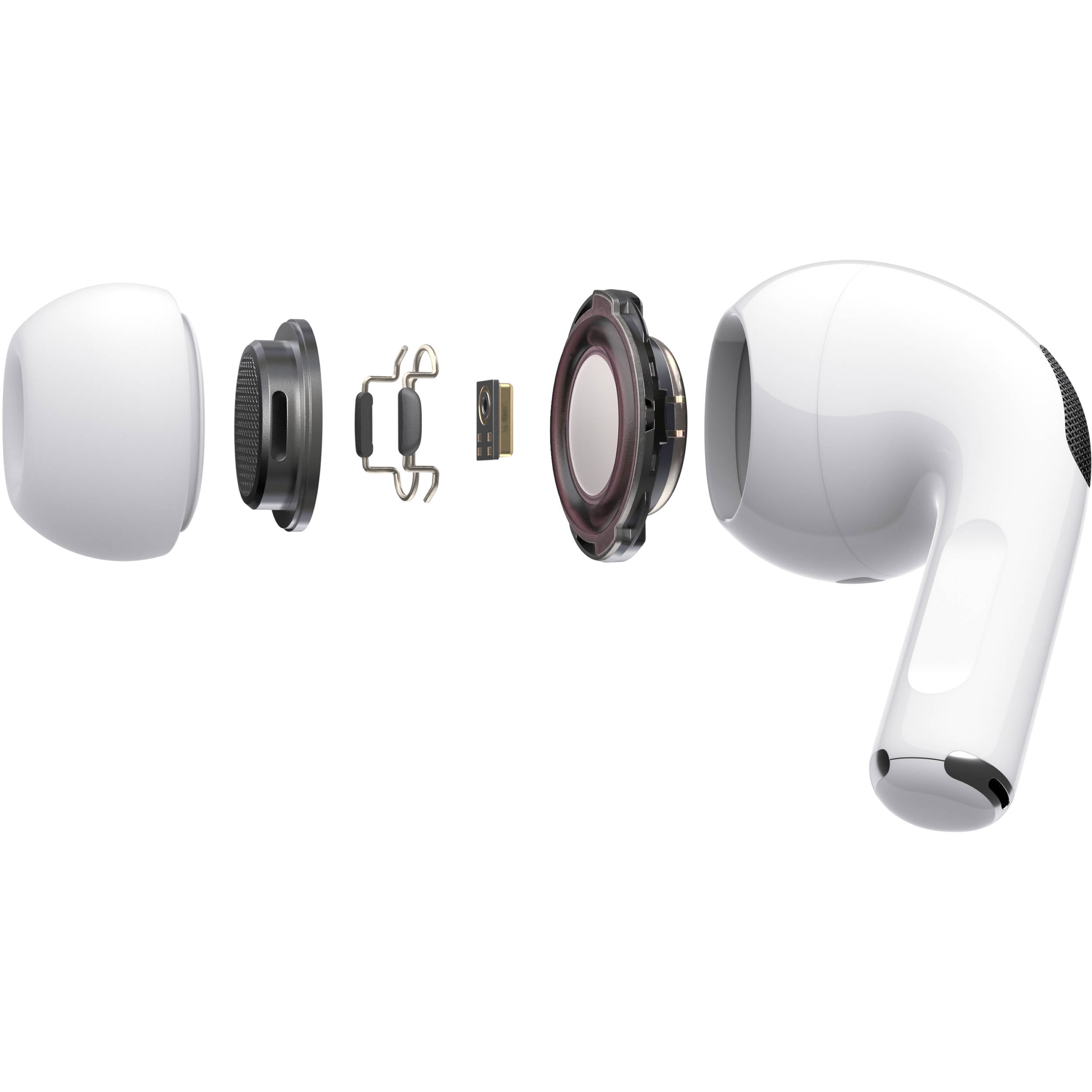 Apple AirPods Pro with Wireless Charging Case in White - Walmart.com