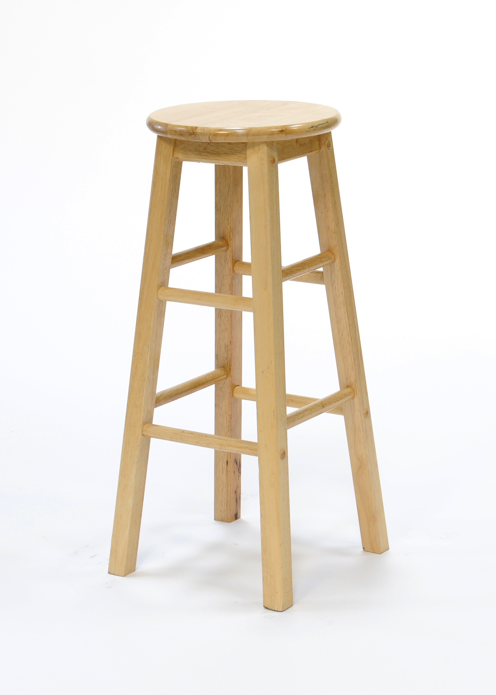 Bar Stool - Wood - Natural - KD Assembly Required (2/Box)