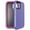 PURPLE/PINK, variant on For iPhone 12 Mini Shockproof Heavy Duty Full Body Protection Hybrid Defender Rugged Case with Holster