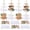 White, variant on 14-Piece Cupcake & Dessert Stand Kit, Tiered Stands with Serving Trays for Donuts, Fruit, and Party Buffet Displays