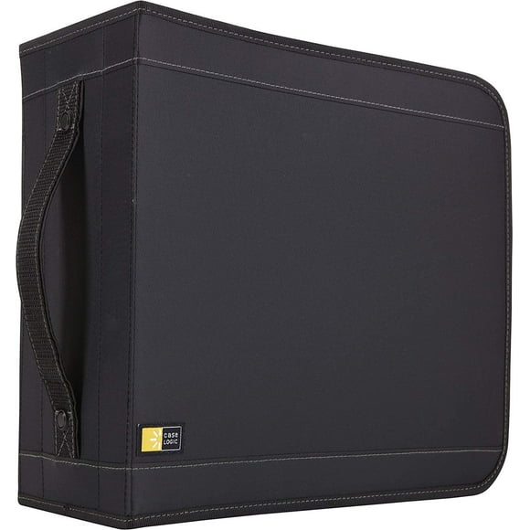 Case Logic CDW-320 Nylon 320-Disque Porte-Monnaie et 16 CD/DVD Porte-Fichier Rapide (Noir)