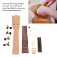 thumbnail image 4 of Make Your Own Ukulele Kit, Wooden Professional Ukulele Neck Kit Easy Assembly 21in Fine Workmanship  for Home Activities, 4 of 7