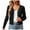 Black, variant on idosla Womens Cropped Cardigan Knit Shrugs for Dresses Tops V Neck Button Down Cardigans Sweaters (White, XXL)