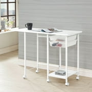 Yaheetech Portable & Foldable Manicure Table Nail Technician Desk Workstation Manicure Table