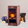 thumbnail image 5 of JAGLASH Deer Funeral Urn for Ashes for Women - Keepsake Burial Urns for Human Ashes Adult Man & Women - Miniature Brown Cremation Urn - Memorial Moon Urns for Adult Male - 6 Inch, 5 of 7