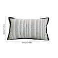 thumbnail image 3 of Funda de cojín decorativa para sofá | Funda de cojín rectangular de 48 x 28 cm | Funda de cojín de poliéster para sala de estar, dormitorio y decoración del hogar, 3 of 6