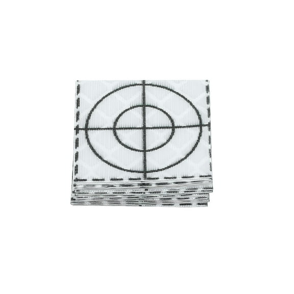 Uxcell Survey Reflector Sheets Self-Adhesive Target Sheets for Total Stations White 20x20mm