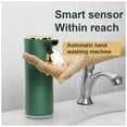 thumbnail image 3 of Automatic Soap Dispenser Touchless Battery Operated Foam Liquid Soap Dispenser for Bathroom Kitchen, Green, 3 of 5