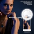 thumbnail image 4 of Bearachild Selfie Ring Light Ligero Universal Recargable Beauty Ring Lights Teléfono portátil Selfie Fill-Light Fácil instalación Teléfono y Comunicación Negro, 4 of 6