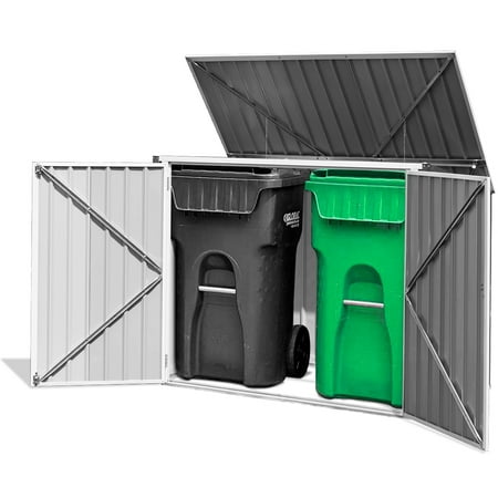Costway 6x3FT Horizontal Storage Shed 68 Cubic Feet for 