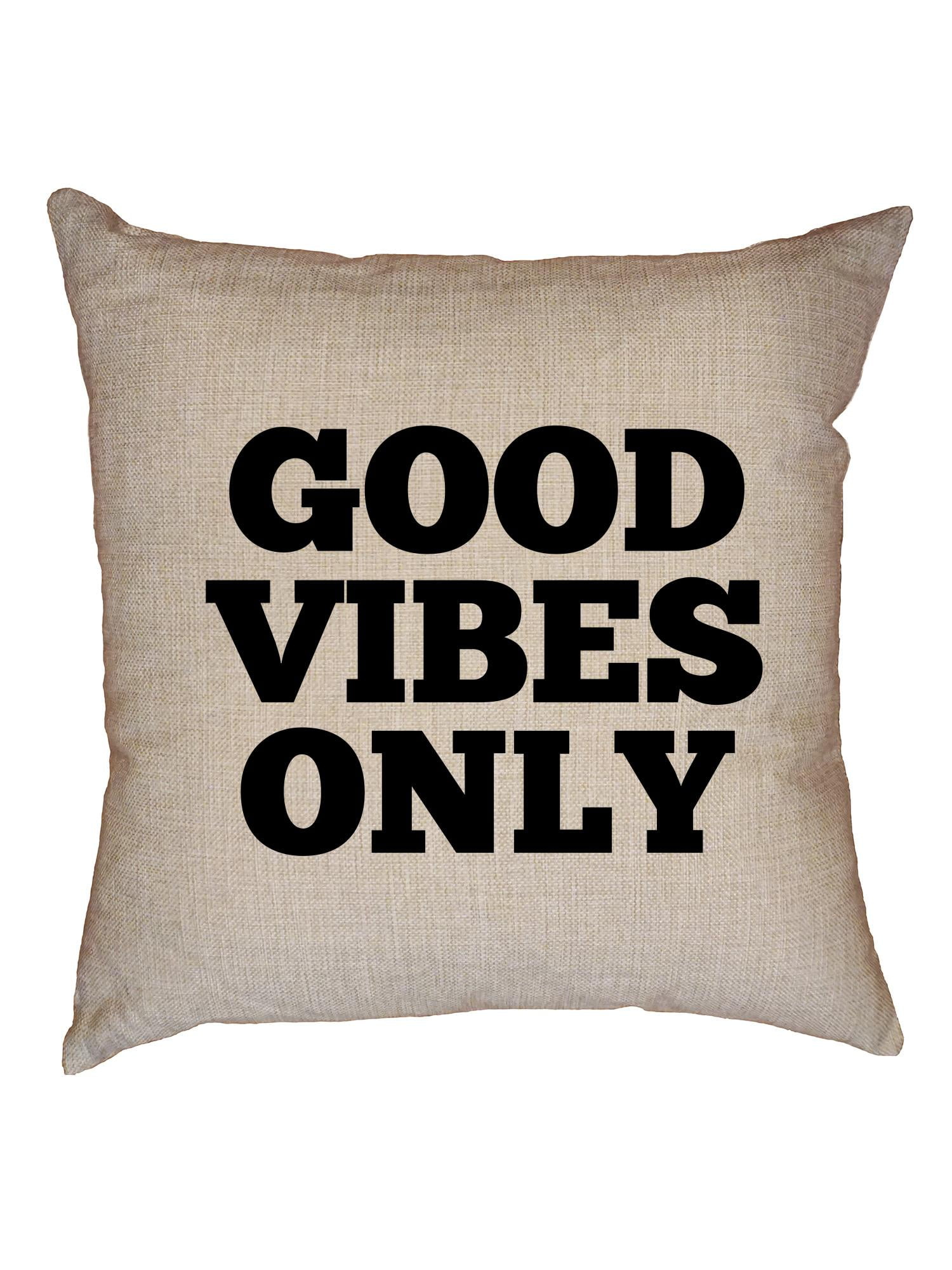 Good vibes only clearance pillow