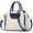 White Blue, variant on Purses and Handbags for Women Ladies Leather Tote Shoulder Bags Satchel Top Handle Satchel Purse in Pretty Color Combination
