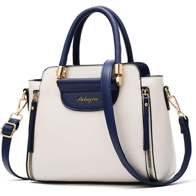 LHSHID Purses and Handbags for Women Ladies Leather Tote Shoulder Bags Satchel Top Handle Satchel Purse in Pretty Color Combination