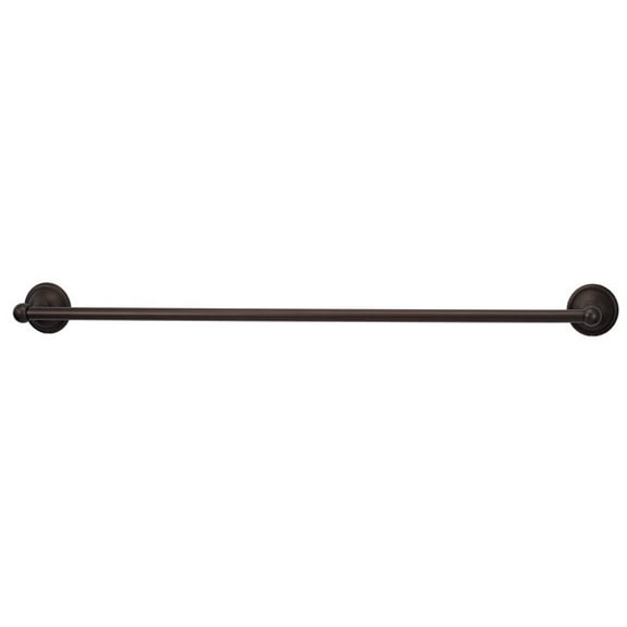 Yale 30" Wall Mounted Towel Bar, Chocolate Bronze