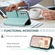 thumbnail image 5 of Funda de cuero a cuadros para Samsung Galaxy A55, A54, A53, A52, A35, A34, A25, A24, A23, A14, A15, A12, A16, 5G, con ranura para tarjetas, 5 of 5