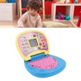 thumbnail image 1 of Kids Educational Laptop, LED Screen Kids Laptop Toy Portable Handle Brain Training Interactive HD  For Indoor, 1 of 8