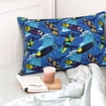 thumbnail image 5 of Kdxio Cotton Pillow Cases 16"x24" Pillowcases,Soft and Breathable Bedroom Pillow Cases-Hawaiian Style, 5 of 8